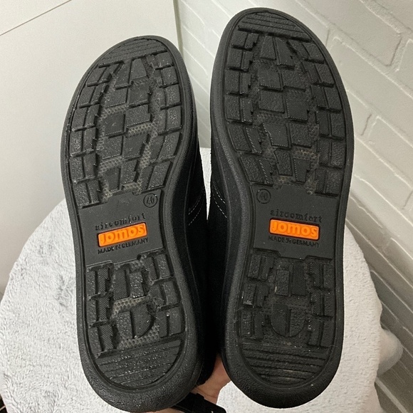 Jomos JoTex Women’s Booties Black Suede Nubuck Genuine Leather Sz 10W - Picture 4 of 15